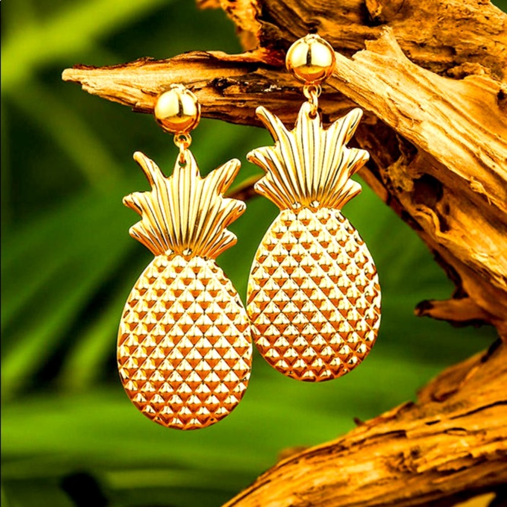 Pineapple Earrings - image 1